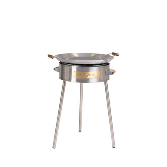 GrillSymbol stegepladesæt PRO-580 inox, ø 58 cm