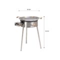 GrillSymbol stegepladesæt PRO-580 inox, ø 58 cm