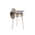 GrillSymbol stegepladesæt PRO-580 inox, ø 58 cm