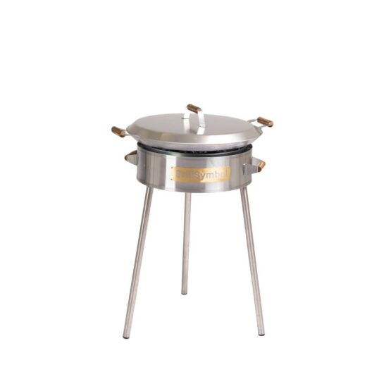 GrillSymbol stegepladesæt PRO-580 inox, ø 58 cm