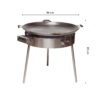GrillSymbol stegepladesæt PRO-960, ø 96 cm