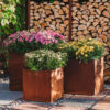 Petteri Wiimaa corten plantekrukker Fiora 3-set