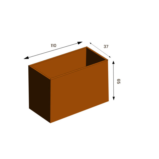 Petteri Wiimaa corten plantekrukker Clara 3-set