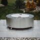 GrillSymbol rustfrit stål bålfad Luna Silver ø 119 cm GrillSymbol rustfrit stål bålfad Luna Silver ø 119 cm