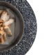 GrillSymbol rustfrit stål bålfad Luna Silver ø 119 cm GrillSymbol rustfrit stål bålfad Luna Silver ø 119 cm