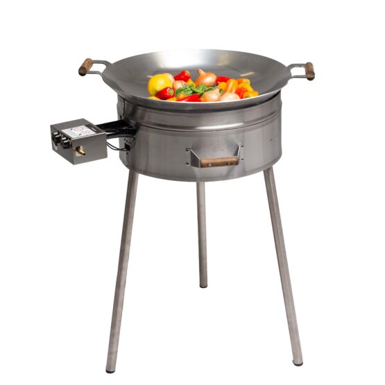 GrillSymbol woksæt PRO-545 inox, ø 54 cm