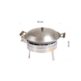 GrillSymbol Cataplana PRO-450 CAT inox, ø 45 cm