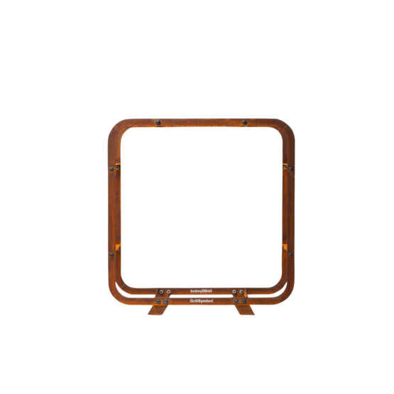 GrillSymbol corten brændeopbevaring Ake 72*72 cm