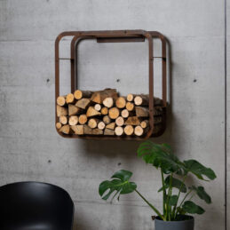 GrillSymbol corten brændeopbevaring Ake 72*72 cm GrillSymbol corten brændeopbevaring Ake 72*72 cm
