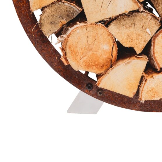 GrillSymbol corten brændeopbevaring Hugo, ø 58 cm