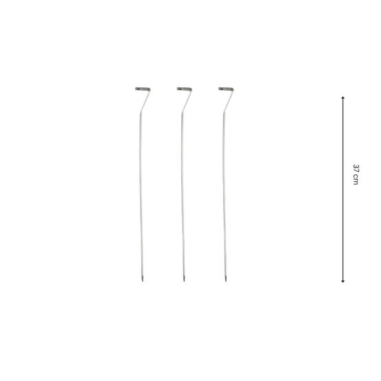 GrillSymbol grillstænger 37 cm, 3 stk