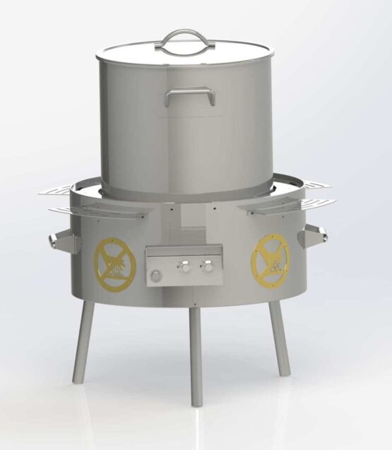 GrillSymbol Suppestation med gasbrænder 17 L