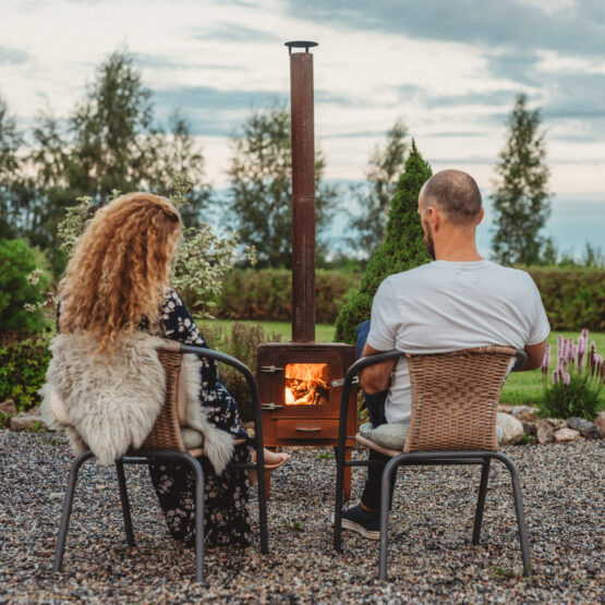GrillSymbol udendørs pejs-komfur Amigo