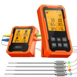 GrillSymbol trådløst kødtermometer, med 4 prober
