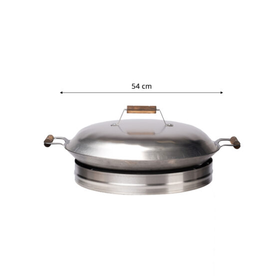 GrillSymbol Cataplana pande+adapter WS-545 CAT inox, ø 54 cm