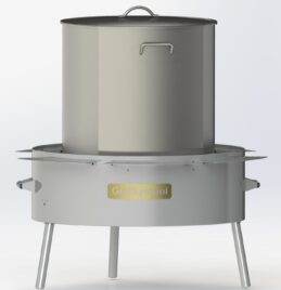 GrillSymbol Suppestation med gasbrænder 160 L