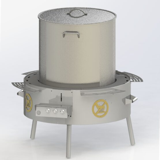 GrillSymbol Suppestation med gasbrænder 160 L