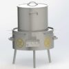 GrillSymbol Suppestation med gasbrænder 70 L