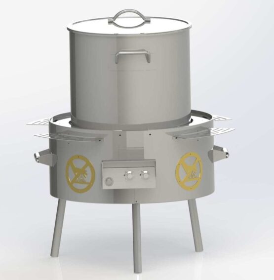 GrillSymbol Suppestation med gasbrænder 70 L
