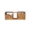 GrillSymbol corten brændeopbevaring Enzo Rack-L