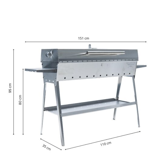 GrillSymbol kulgrill Chef XL Silver GrillSymbol kulgrill Chef XL Silver
