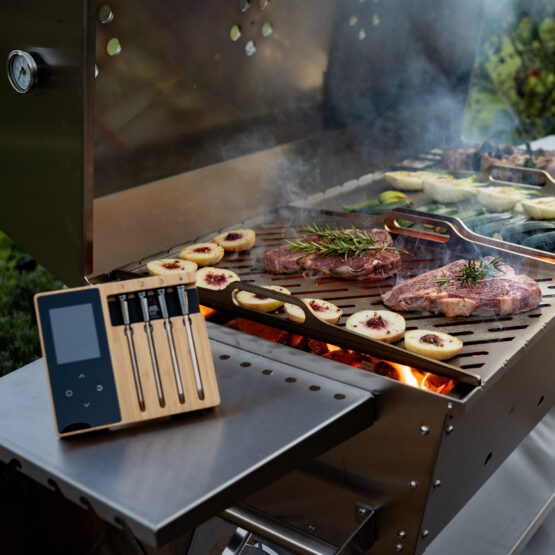 GrillSymbol Smart trådløst kødtermometer, med 4 prober