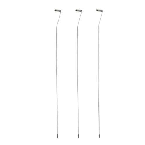 GrillSymbol grillstænger 77 cm, 3 stk