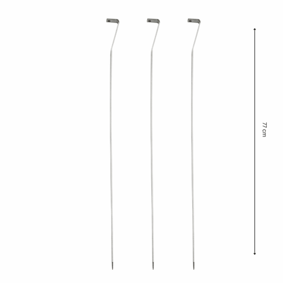 GrillSymbol grillstænger 77 cm, 3 stk