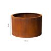 Petteri Wiimaa corten plantekrukke Mia 3XL Petteri Wiimaa corten plantekrukke Mia 3XL