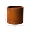 Petteri Wiimaa corten plantekrukke Myy-XL Petteri Wiimaa corten plantekrukke Myy-XL