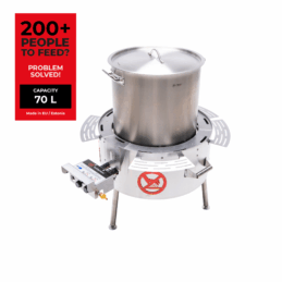 GrillSymbol Suppestation med gasbrænder 70 L