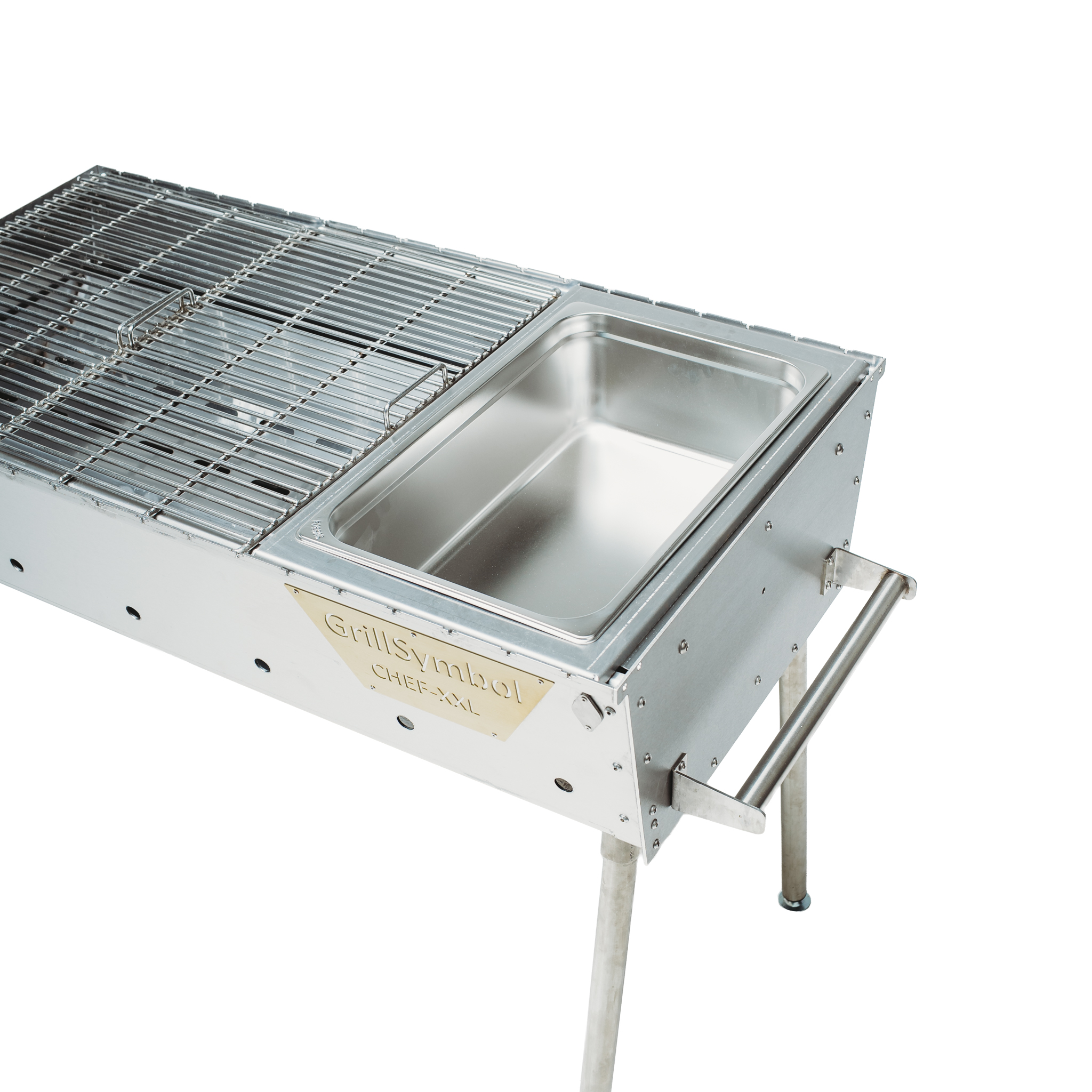 GrillSymbol kulgrill Naked Chef XXL Silver GrillSymbol kulgrill Naked Chef XXL Silver