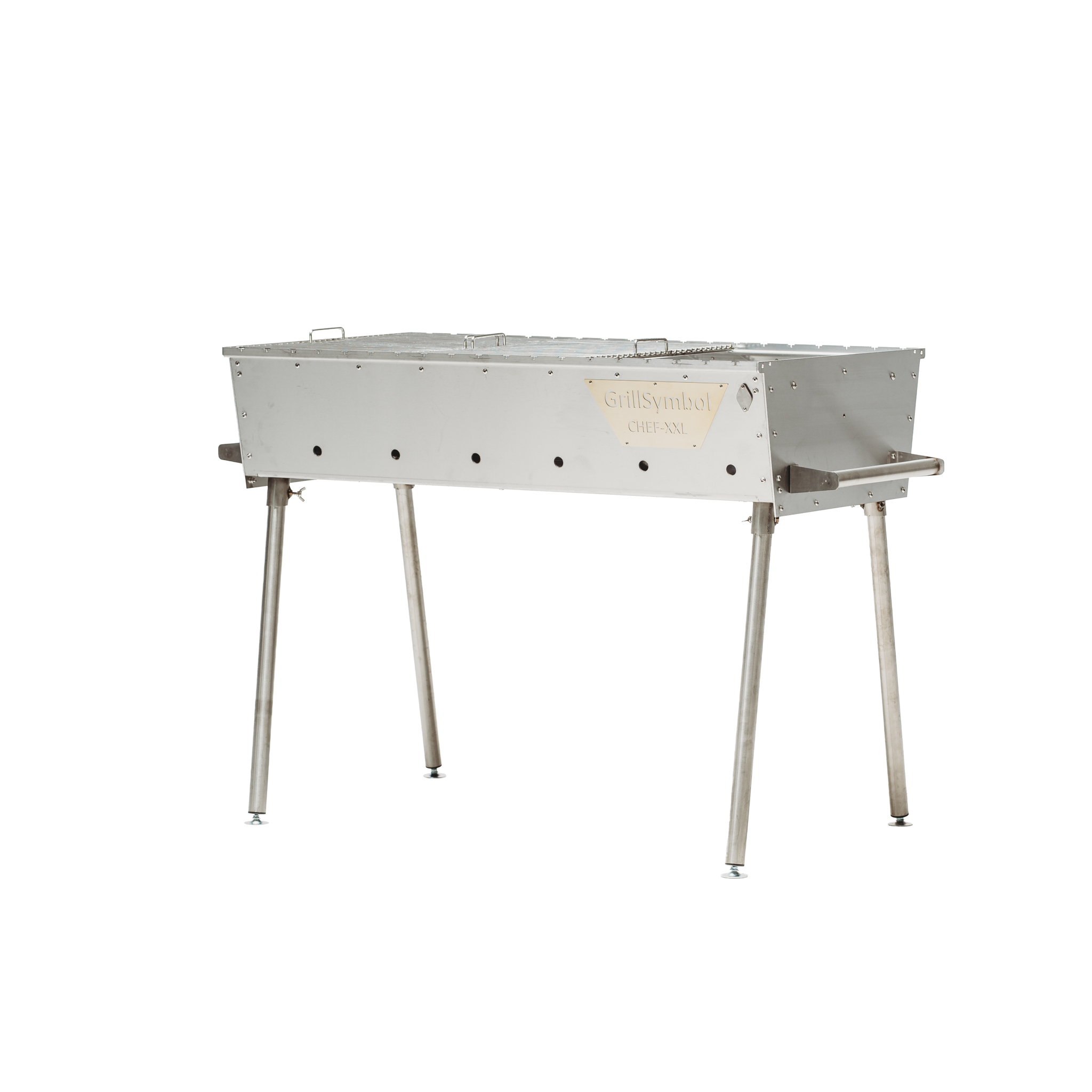 GrillSymbol kulgrill Naked Chef XXL Silver GrillSymbol kulgrill Naked Chef XXL Silver