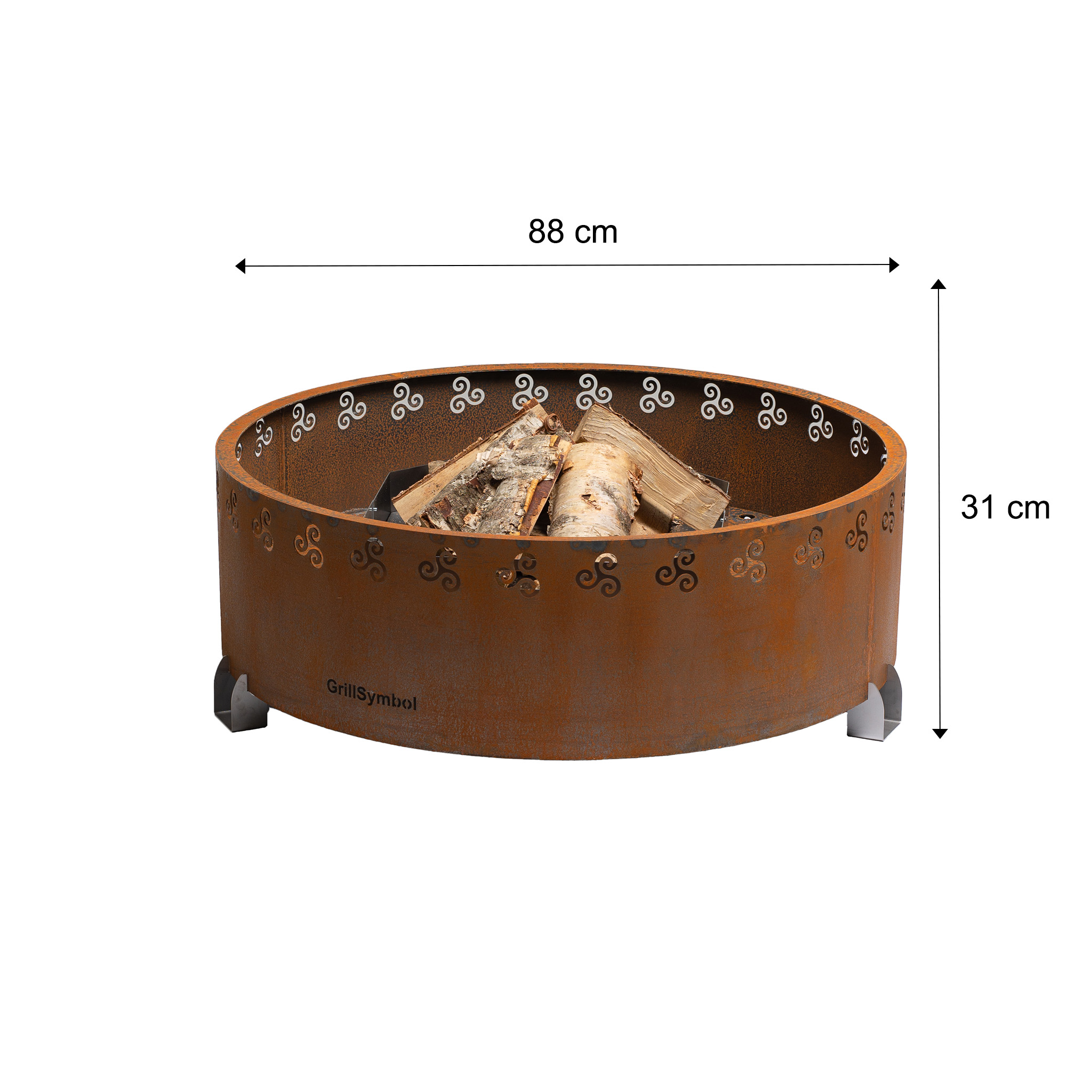 GrillSymbol bålfad Legend ø 88 cm SANKT HANS-TILBUD GrillSymbol bålfad Legend ø 88 cm SANKT HANS-TILBUD